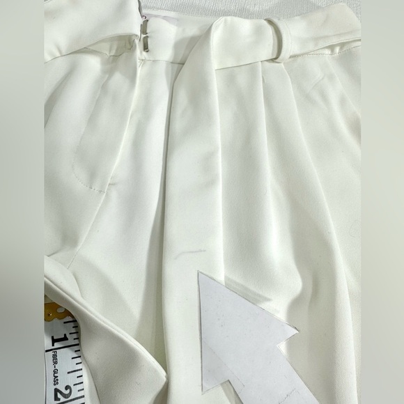 Parker Elliot belted jogger pants white size 2 - Picture 11 of 11